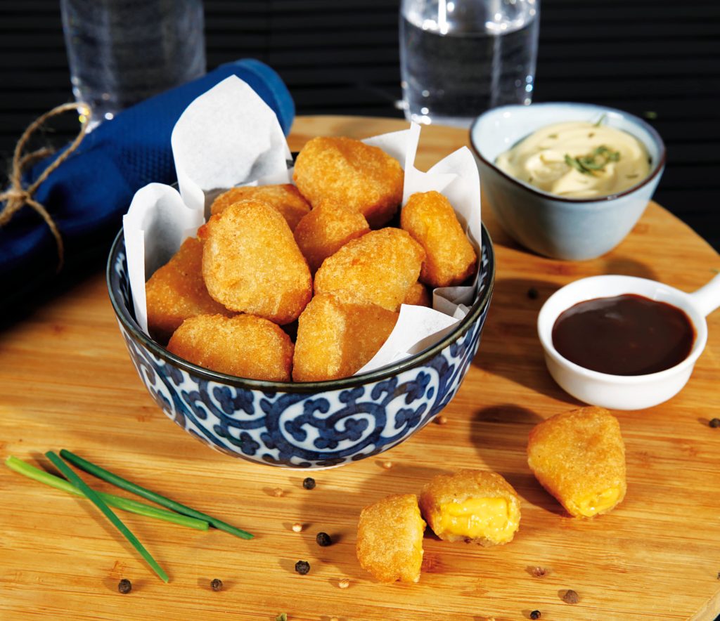 Nuggets de queso con chile